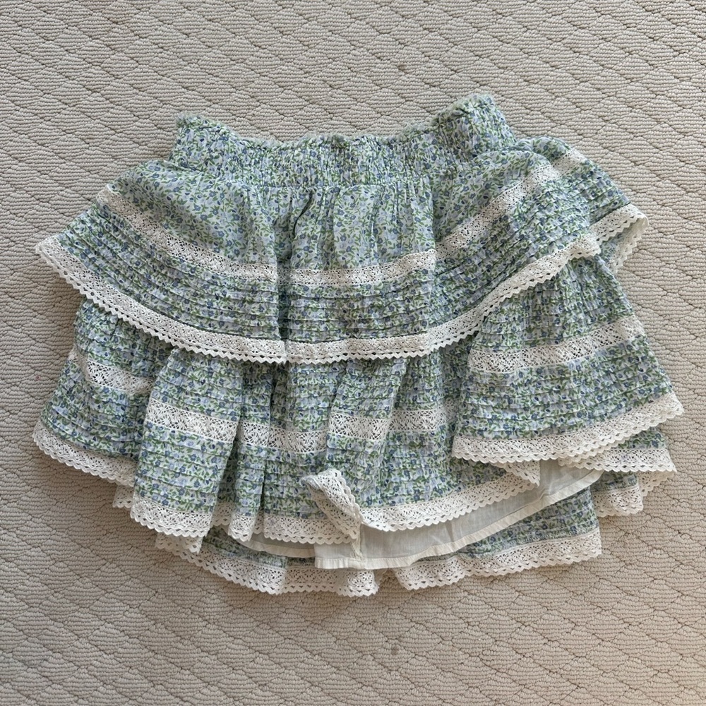 Aerie Floral Rock ‘n’ Ruffle Skirt (American Eagle)